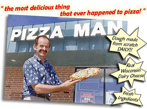 The History of Pizza Man